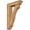 Ekena Millwork Balboa Traditional Rough Sawn Bracket w/ Offset Brace, Western Red Cedar, 6"W x 22"D x 34"H BKT0604X22X34BOA01RWR - alternate 1